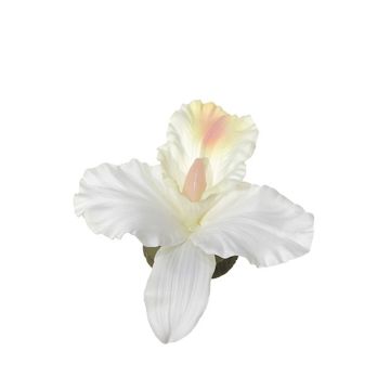 Artificial flower Dendrobium Sonia orchid CERIN, floating, cream-white, Ø 5.5"/14cm
