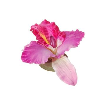 Artificial flower Dendrobium Sonia orchid CERIN, floating, violet-pink, Ø 5.5"/14cm