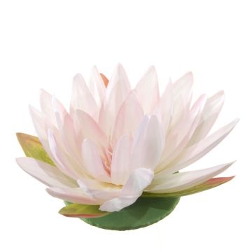 Decorative flower Lotus blossom SUADO, floating, pale pink, Ø 5.5"/14cm