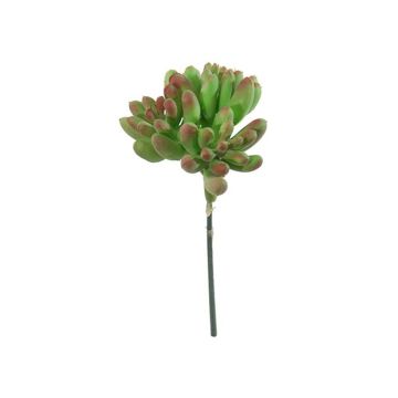 Artificial sedum pachyphyllum ODANO, spike, green-red, 3.1"/8cm