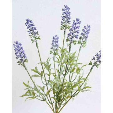 Plastic lavender ALEENA on spike, purple, 14"/35cm