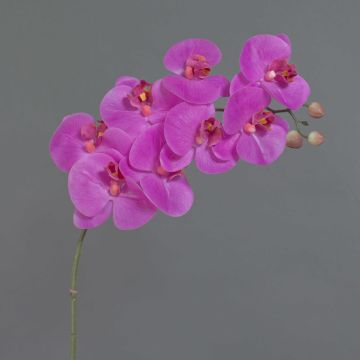Fake phalaenopsis spray AURELIA, pink, 3ft/95cm, Ø4"/10cm