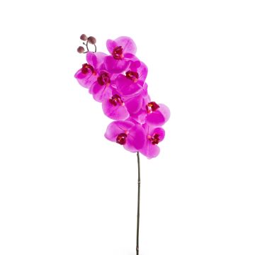 Fake phalaenopsis spray AURELIA, pink, 3ft/95cm, Ø4"/10cm