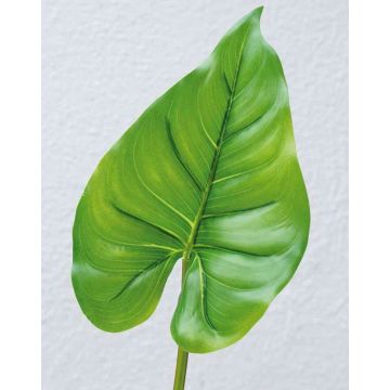 Artificial calla leaf KAMUELA, green, 18"/45cm