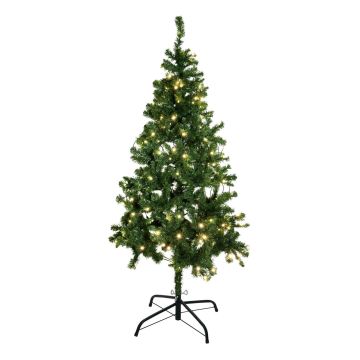 Artificial Christmas tree MOSE, LEDs, 7ft/210cm, Ø 3ft/100cm