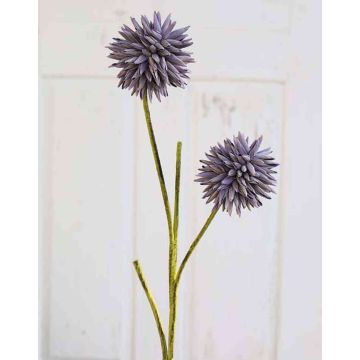 Artificial Allium CHIRARA, purple, 3ft/95cm, Ø3.9"/10cm