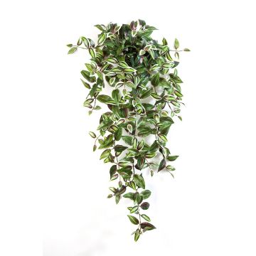 Artificial Tradescantia Zebrina PANCHO, spike, green-purple, 3ft/95cm