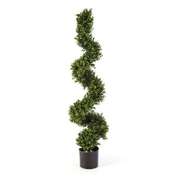 Artificial Boxwood spiral topiary TOM, narrow, 4ft/135cm