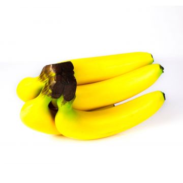 Artificial banana JEFFERY, yellow-green, 8"x4.5"/20,5x11,5cm