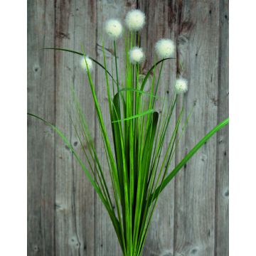 Artificial cotton grass PINTANA with panicles, spike, cream, 30"/75cm
