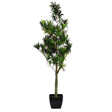 Plastic Podocarpus AMANDO, artificial stem, green, 3ft/90cm
