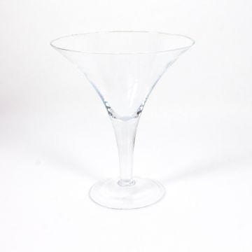 XXL Martini glass SACHA AIR on stand, clear, 12"/30cm, Ø10"/25cm