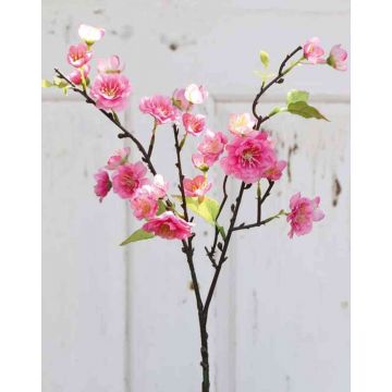Artificial cherry blossom spray SOEY, light pink-pink, 18"/45cm
