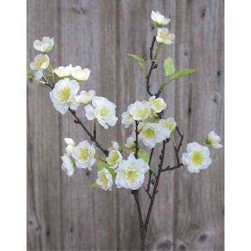 Artificial cherry blossom spray SOEY, cream-white, 18"/45cm