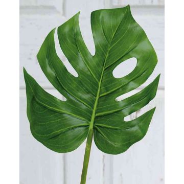Plastic Philodendron Monstera Deliciosa leaf SLEIPNIR, 31"/80cm