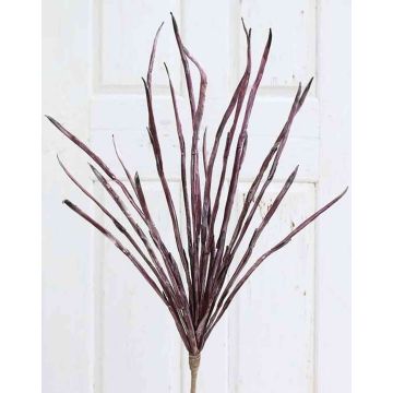 Artificial Reed Grass Branch MIRON, dark purple, 4ft/120cm