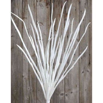 Artificial Reed Grass Branch MIRON, white, 4ft/120cm