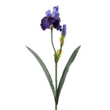 Artificial iris spray ALYSSA, blue, 28"/70cm, Ø5.1"/13cm