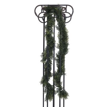 Fake Cypress garland GAIA, green, 7ft/200cm, Ø 4"/10cm