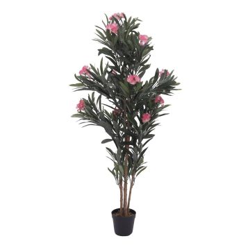 Artificial Oleander MINOU, real stems, flowers, light pink, 5ft/150cm