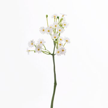 Artificial daisy BELINA, white, 12"/30cm, Ø0.4"/1cm