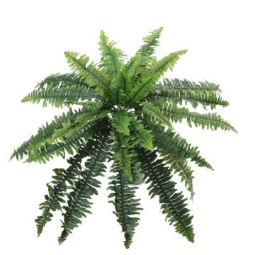 Fake Boston fern ARALU, on spike, green, 14"/35cm, Ø16"/40cm