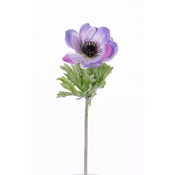 Artificial anemone FILIZ, light purple, 12"/30cm, Ø2.8"/7cm