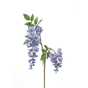 Artificial Wisteria spray NEZUMI, with flowers, blue, 3ft/105cm