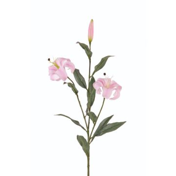 Artificial tiger lily DANBI, light pink, 33"/85cm, Ø3.5"/9cm