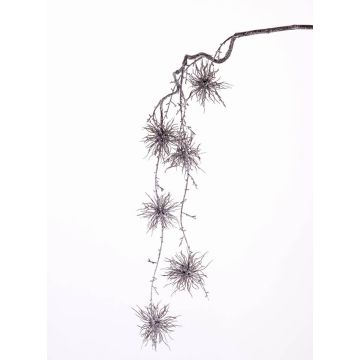Artificial Witch hazel spray ZENDAYA, flowers, frosted, brown, 4ft/110cm