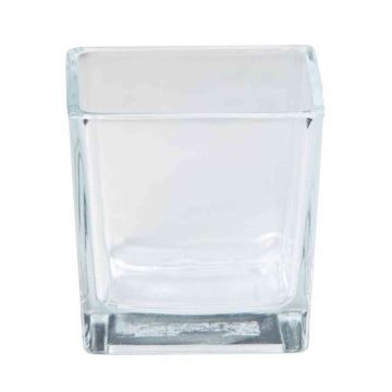 Glass lantern KIM OCEAN, clear, 3.1"x3.1"x3.1"/8x8x8cm