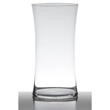 Flower vase DENNY made of glass, clear, 12"/30cm, Ø6"/15cm