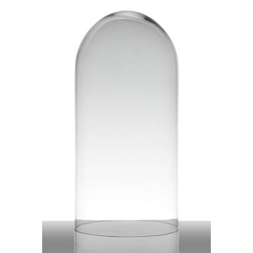 Bell jar ADELINA, transparent, 16"/40cm, Ø7.5"/19cm
