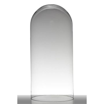 Bell jar ADELINA, transparent, 24"/62cm, Ø11"/28cm