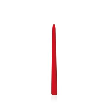 Candle for candlesticks PALINA, red, 12"/30cm, Ø1"/2,5cm, 13h - Made in Germany