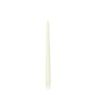 Candle for candlesticks PALINA, ivory, 10"/25cm, Ø1"/2,5cm, 8h - Made in Germany