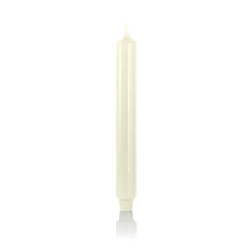 Tapered candle ARIETTA, ivory, 10"/24,9cm, Ø1.1"/2,8cm, 16h - Made in Germany