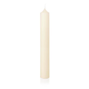Candle for lantern FRANZISKA, ivory, 24"/60cm, Ø3.1"/8cm, 274h - Made in Germany