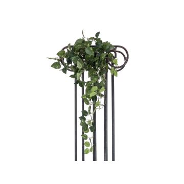 Artificial hanging pothos AIDAN on stick, green-yellow, 24"/60cm