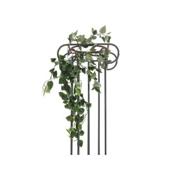 Fake philodendron bush CARLITO on stick, 24"/60cm
