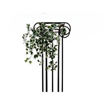 Artificial ivy plant JOHANNES on stick, green-white, 24"/60cm