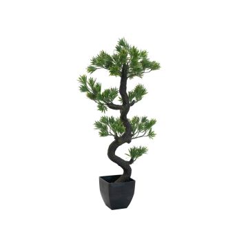 Artificial bonsai Podocarpus SERGIO, fake trunk, decorative pot, 3ft/95cm