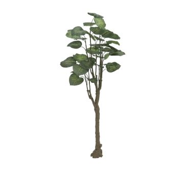 Artificial pothos plant SISAN, artificial trunk, green-yellow, 5ft/150cm
