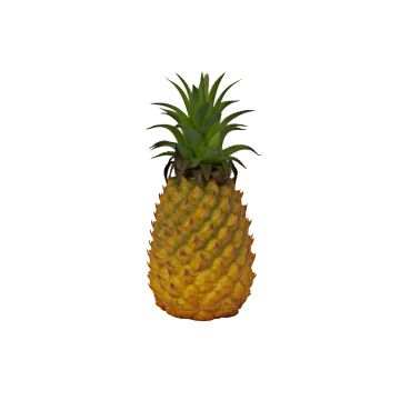 Artificial pineapple LAUREEN, green-yellow, 10"/25cm