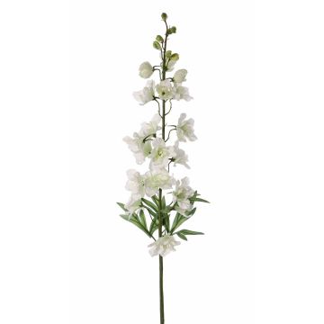 Silk delphinium ANDRIANA, white-green, 3ft/90cm, Ø4.3"/11cm