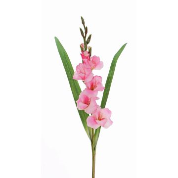 Fake gladiolus ELEA, pink, 33"/85cm, Ø1.2"-4"/3-10cm