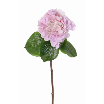 Plastic hydrangea CHIDORI, light pink, 24"/60cm, Ø8"/20cm