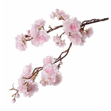 Fake Japanese cherry branch RUKIA with flowers, pink, 3ft/90cm