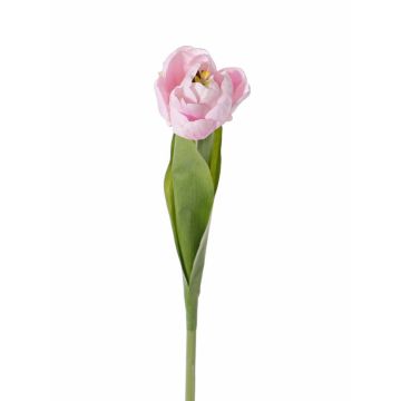 Artificial tulip ROMANA, light pink, 18"/45cm, Ø2.4"/6cm