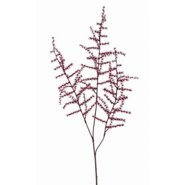Fake asparagus acutifolius branch HANS, dark red, 28"/70cm